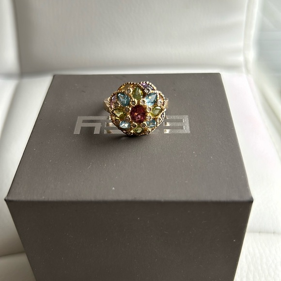 EFFY Gold Ring with Precious Stones - Picture 3 of 8